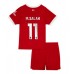 Liverpool Mohamed Salah #11 Kopio Lastenvaatteet Koti Pelipaita Lasten 2023-24 Lyhyet Hihat (+ shortsit)
